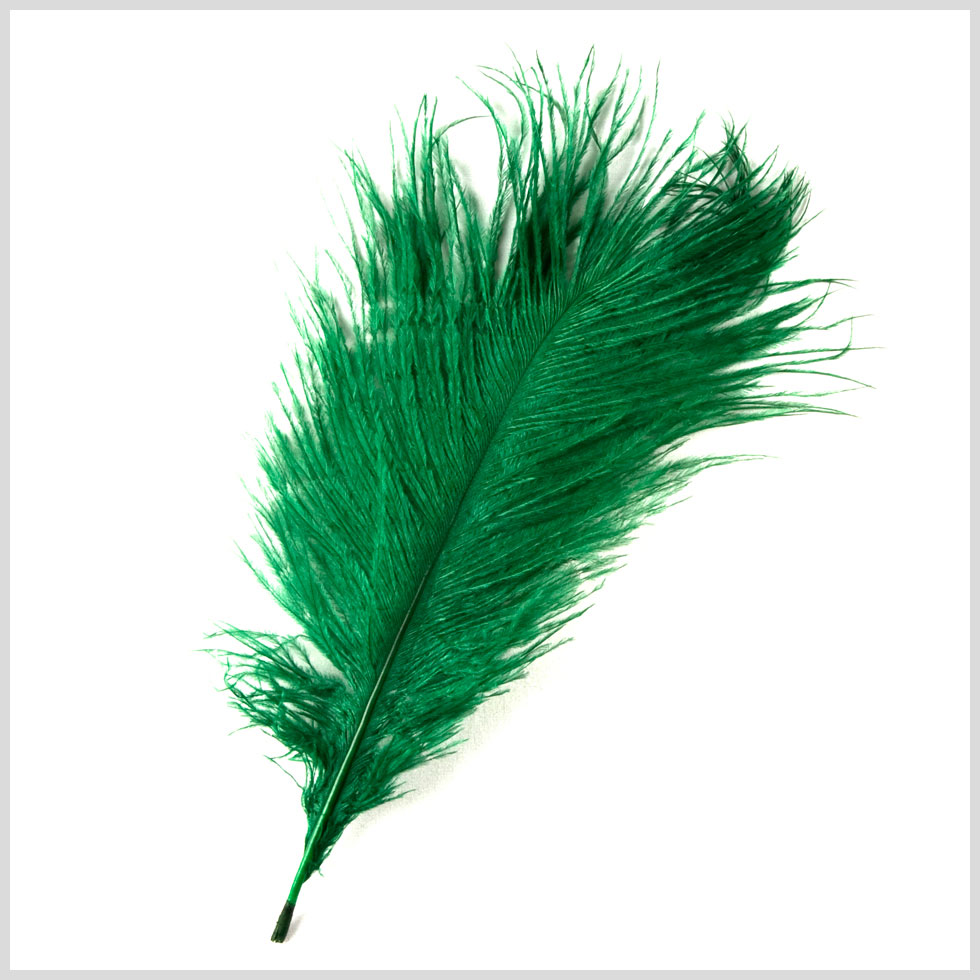 Emerald Ostrich Feather - 10