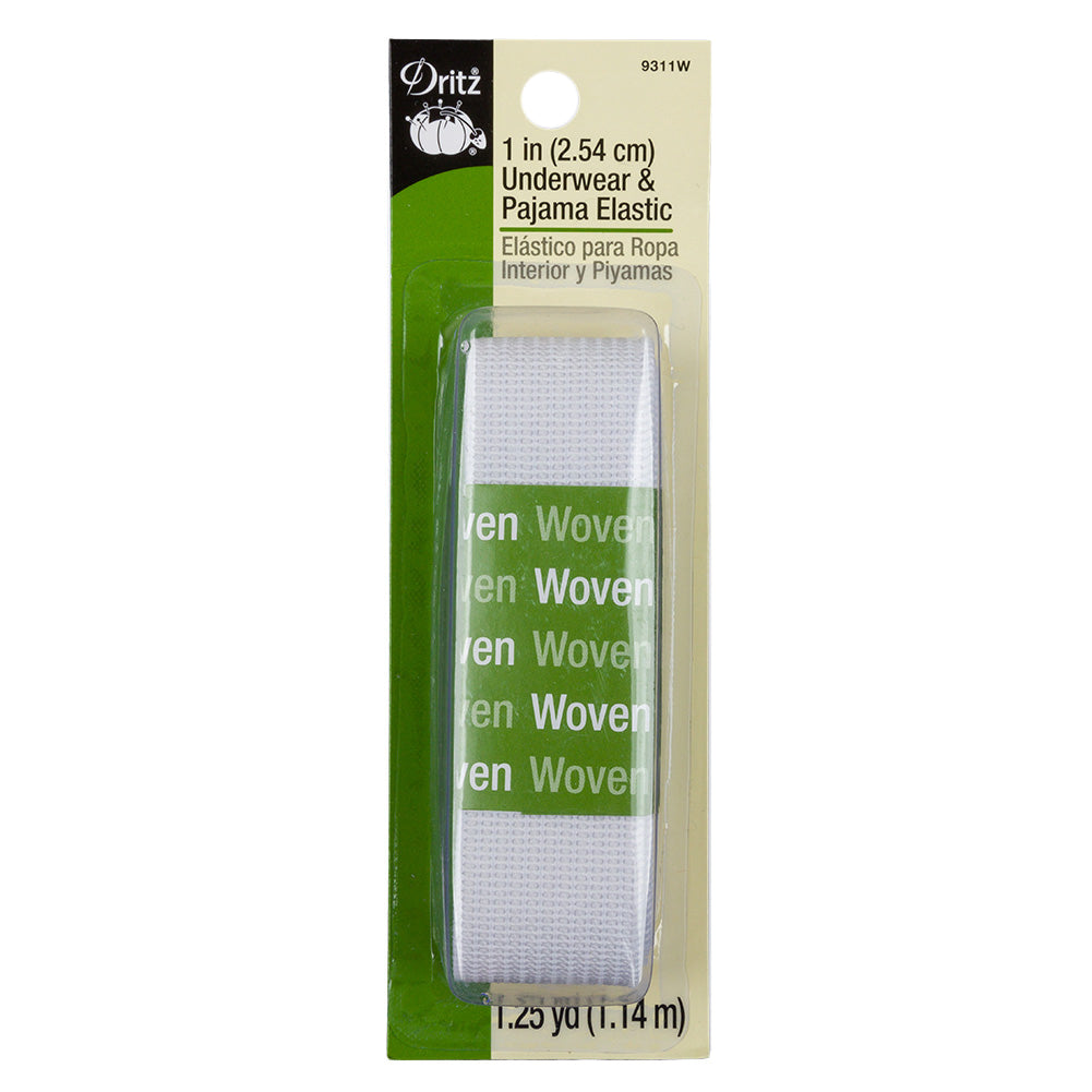 Dritz White Underwear and PJ Elastic - 1 in x 1.25 yd - Joann Fabrics