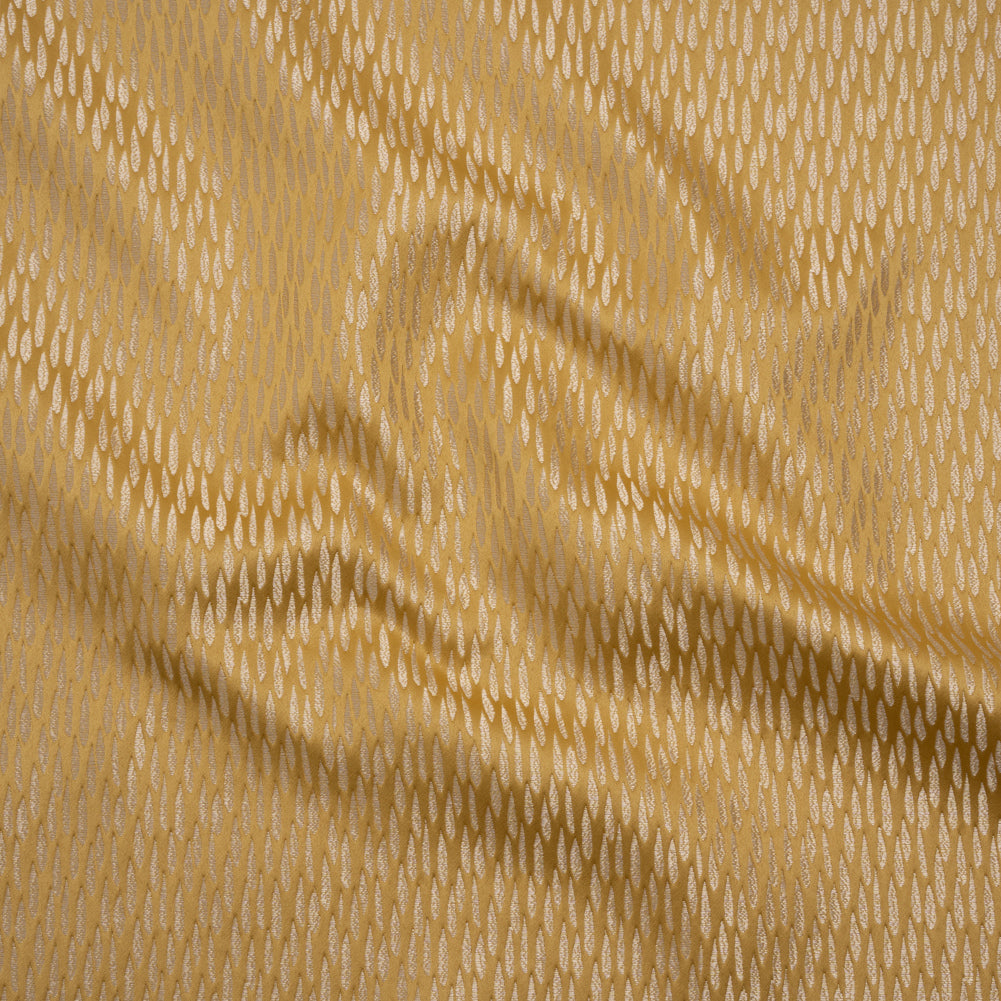 Luminous Drapery Jacquard - Buttercup Raindrops - British Imported - Joann Fabrics