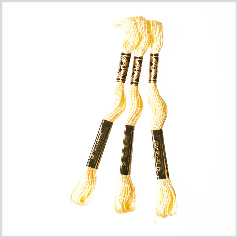 3-Pack DMC Size 6 Embroidery Floss  #745 Popcorn - Joann Fabrics