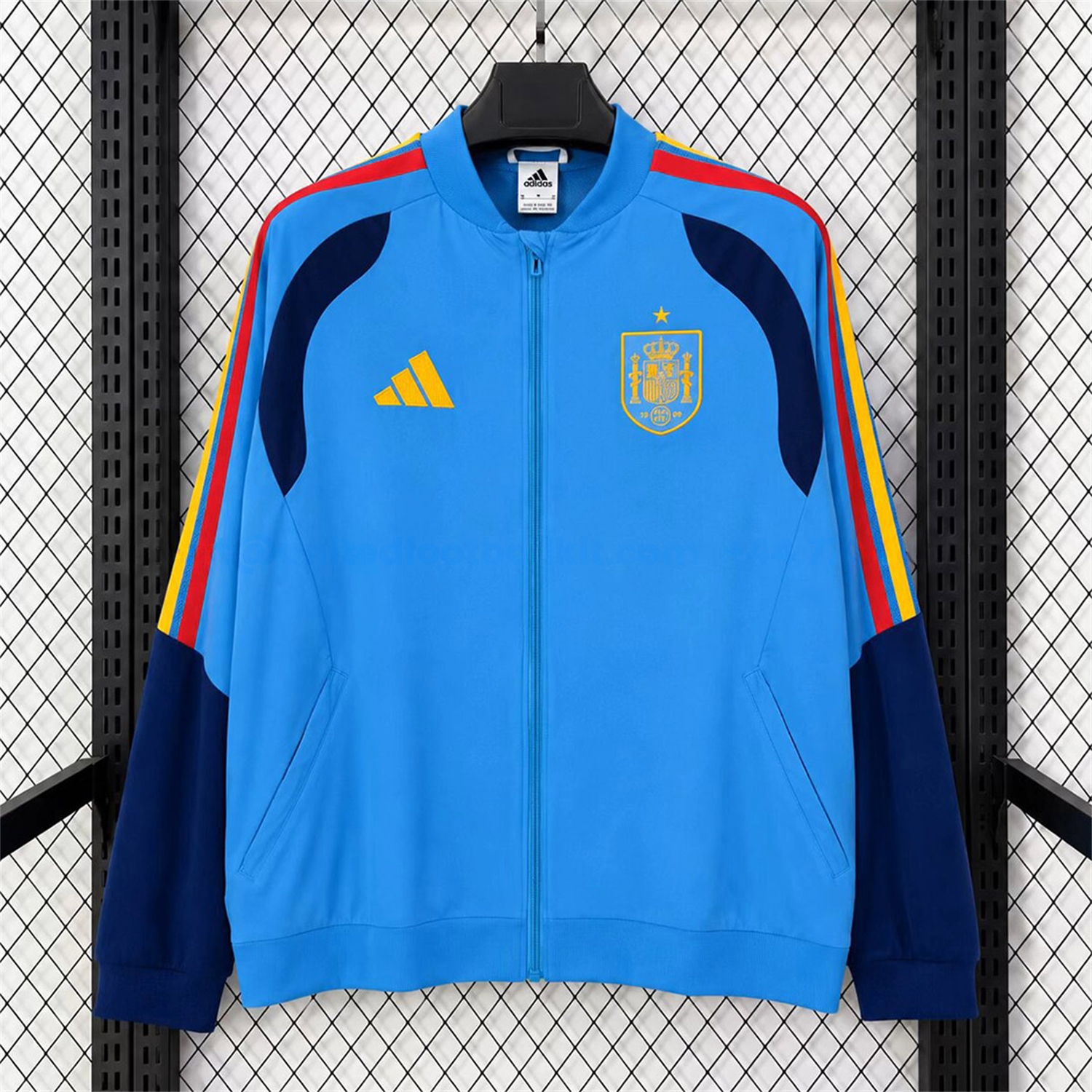 Spain 2026 Solid Travel Windbreaker - Light Blue - UnitedFutballJersey