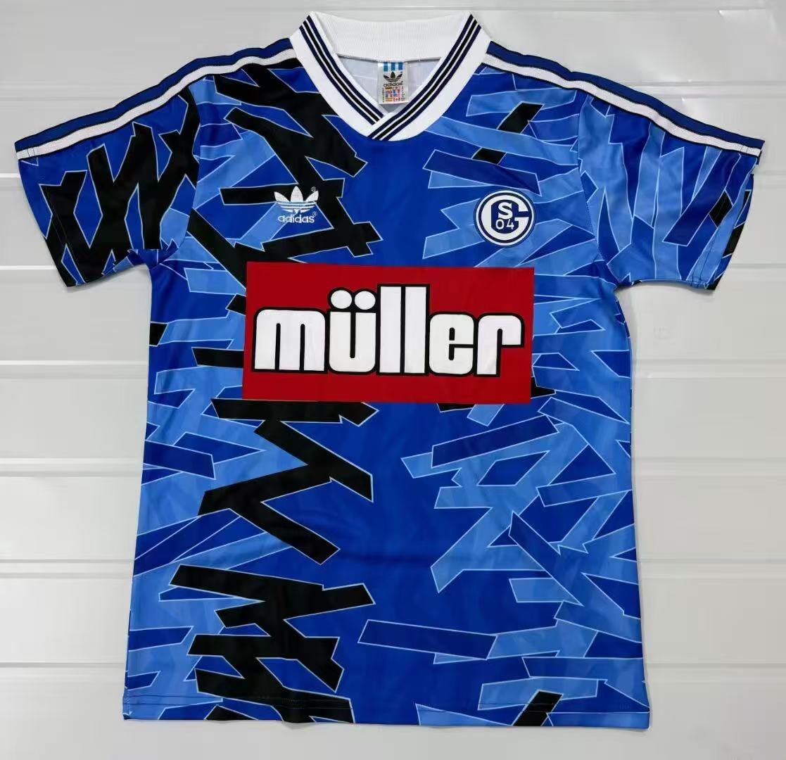 1993/1994 Retro Schalke 04 Home Football Jersey 1:1 Thai Quality