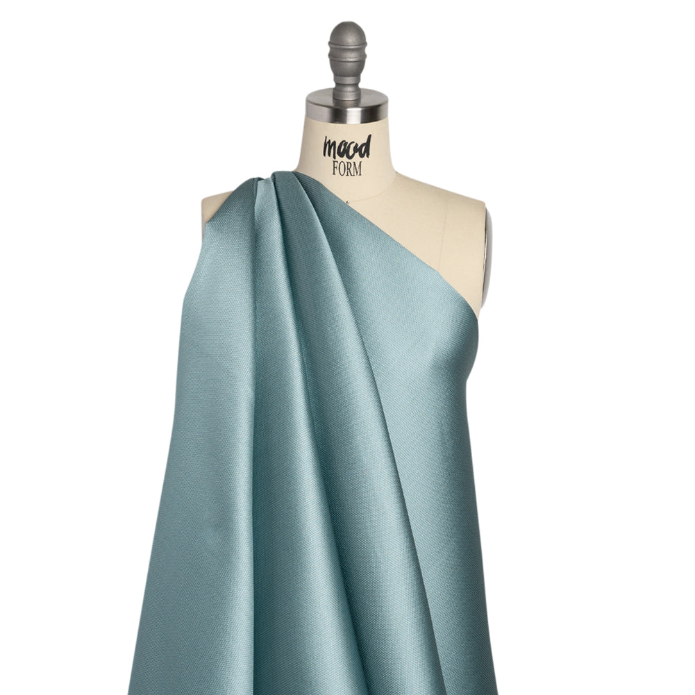 Polyester and Silk Mikado Pique Made in Italy - Cameo Blue - Premium Collection - Joann Fabrics