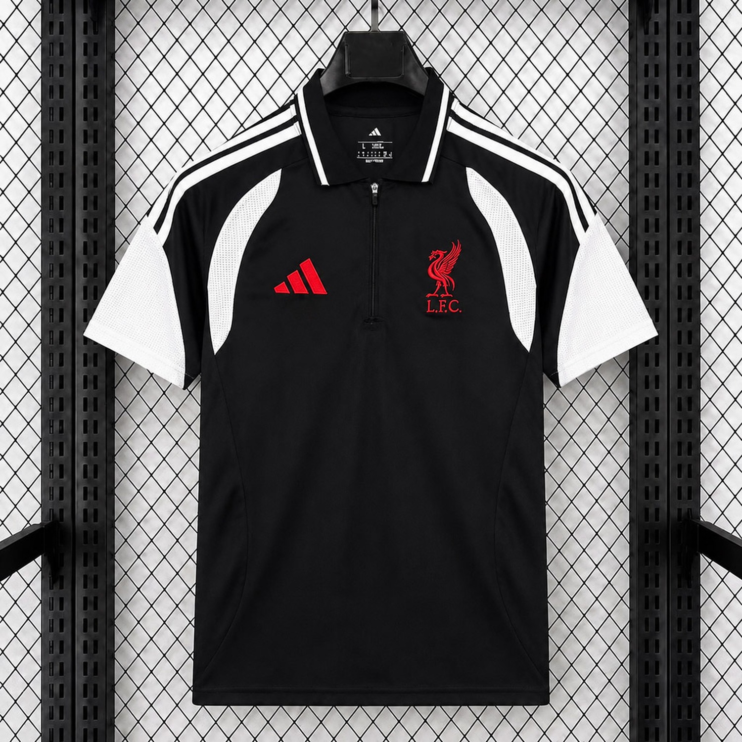 Liver.pool 26-27 Black Polo Jersey - Fans Version - UnitedFutballJersey