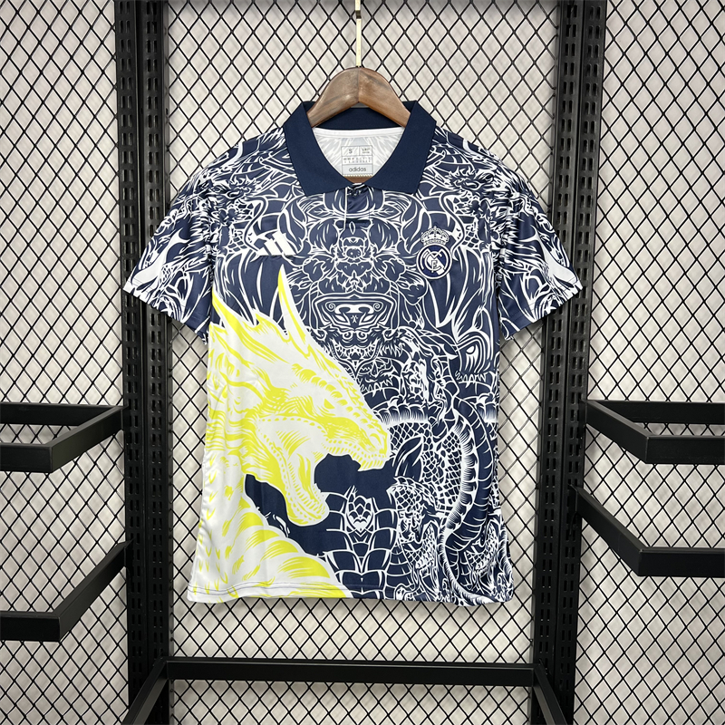 2024/2025 Real Madrid Dragon pattern Special Edition Jersey