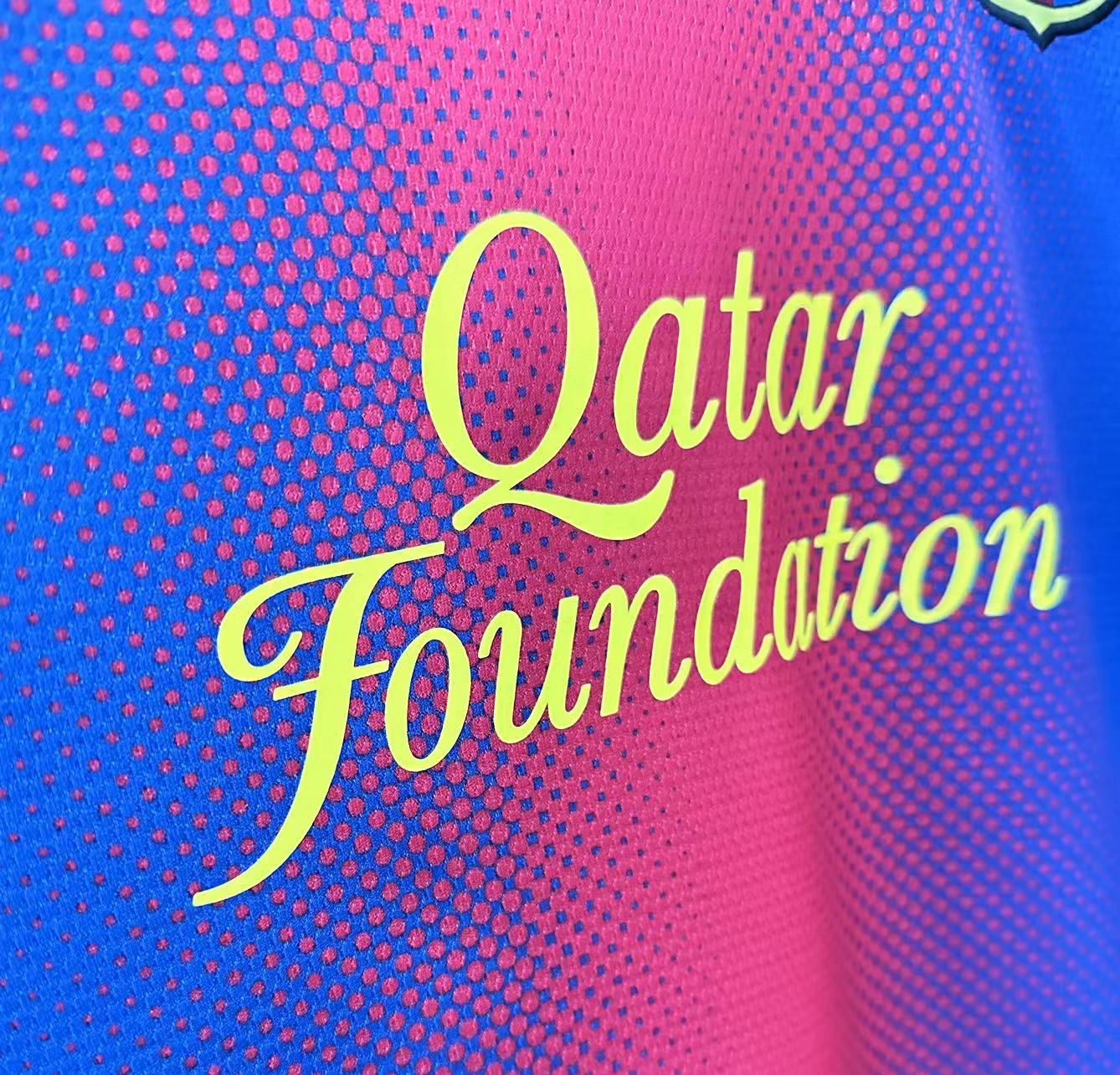 2012/2013 Retro Long Sleeve Barcelona Home Football Shirt 1:1 Thai Quality
