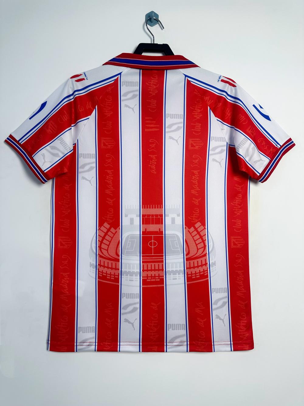 1996-1997 Retro Atletico Madrid Home Soccer Jersey 1:1 Thai Quality