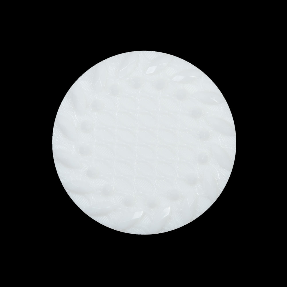 Italian White Shank Back Button - 44L/28mm - Joann Fabrics
