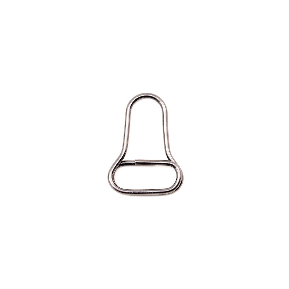 Mood Exclusive Italian Small Gunmetal Open Bell-Shaped Metal Zipper Pull - Joann Fabrics