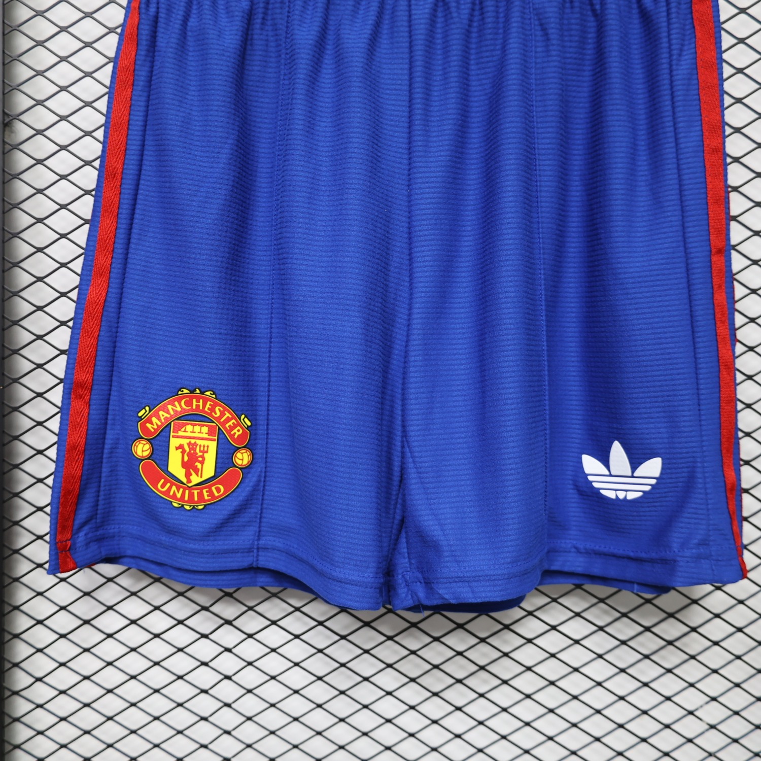 Manchester United 26-27 Away Blue Shorts - Player Version - UnitedFutballJersey