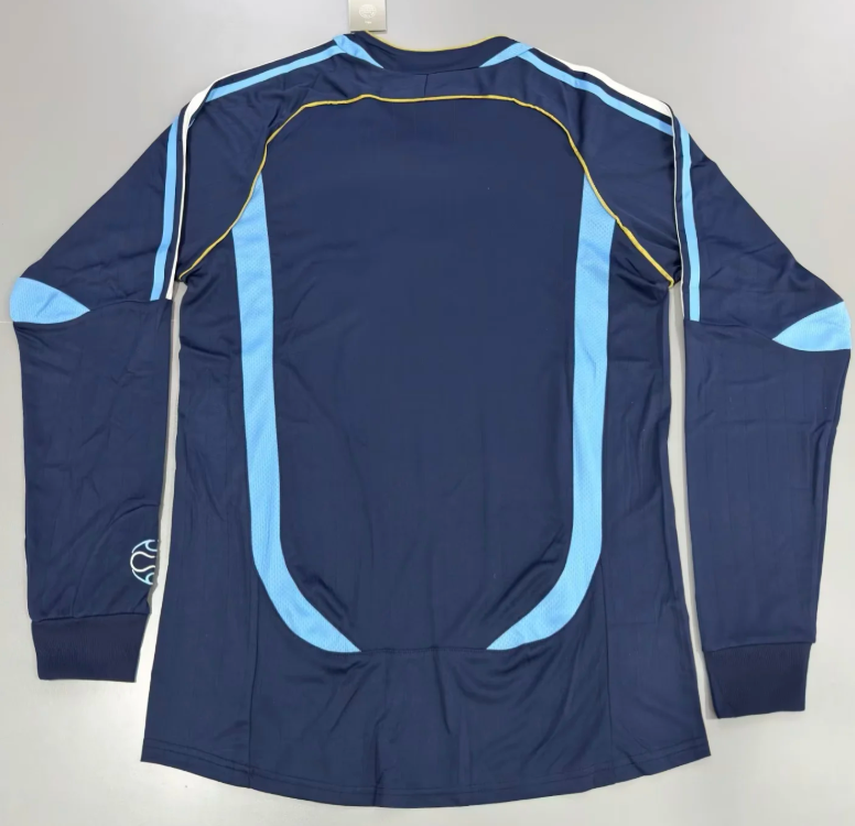 2006 Retro Long Sleeve Argentina National Team Away Jersey 1:1 Thai Quality