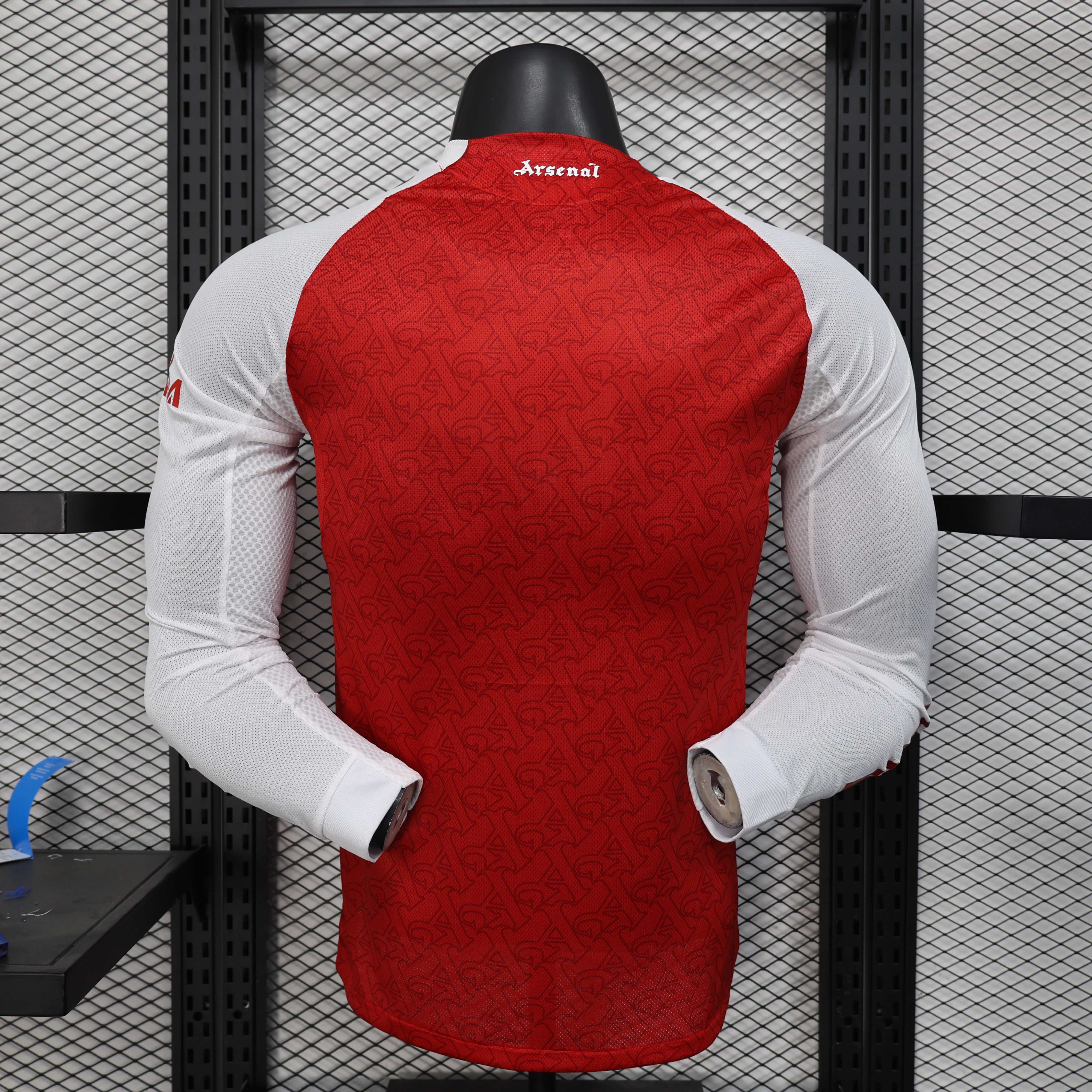 2025/2026 Long Sleeves Player Version Arsenal Home Football Shirt 1:1 Thai Quality