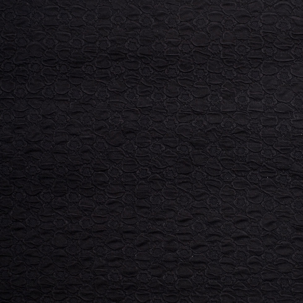 Black Stretch Viscose-Nylon Novelty Knit - Joann Fabrics