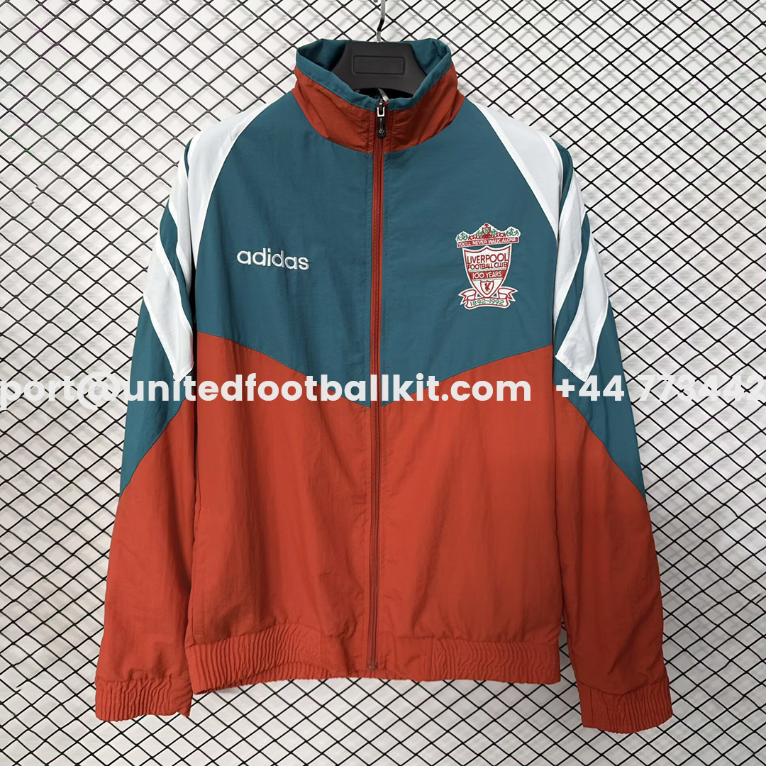 Liver.pool 92-93 Windbreaker - UnitedFutballJersey