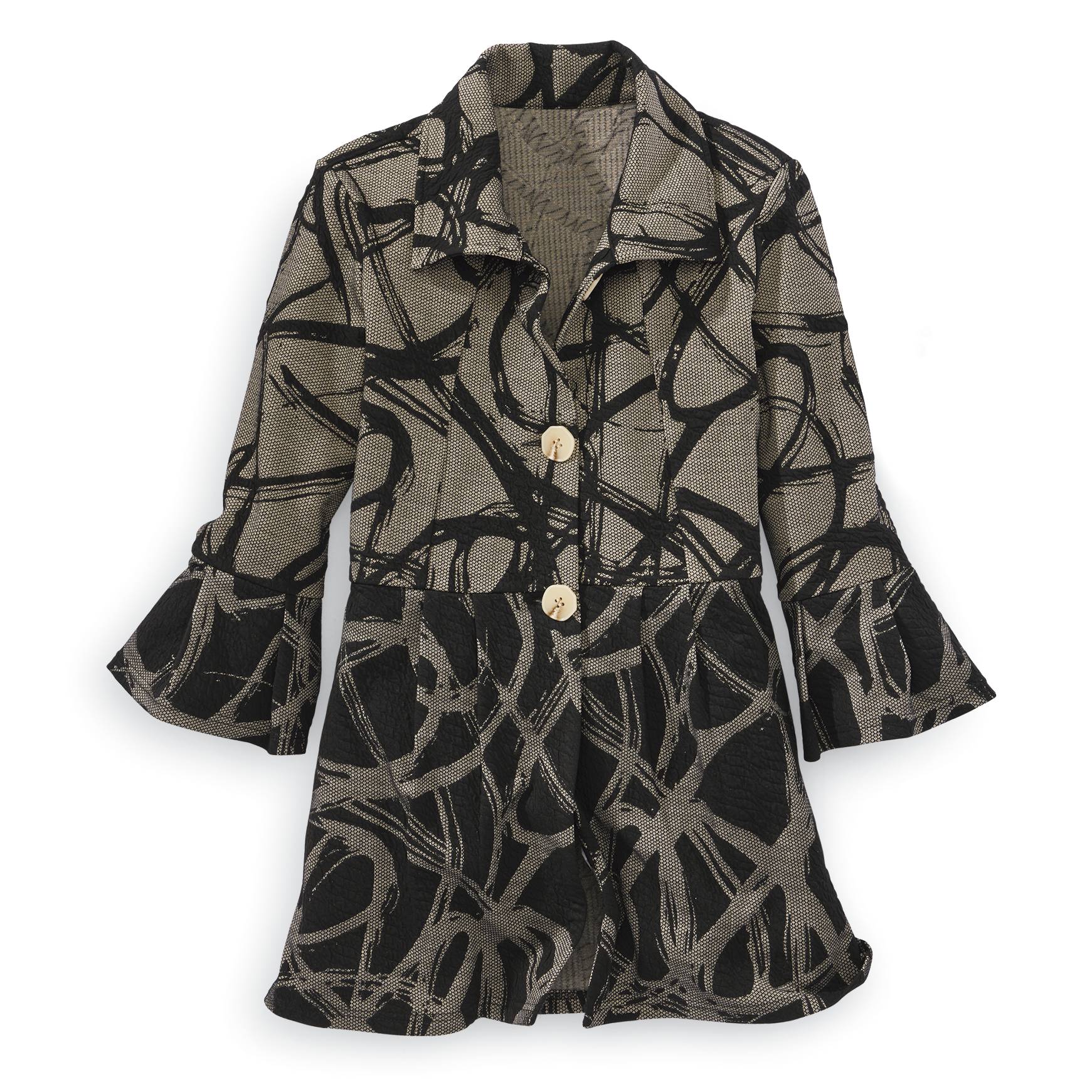 Textured Peplum Jacket - Northstyle Catalog