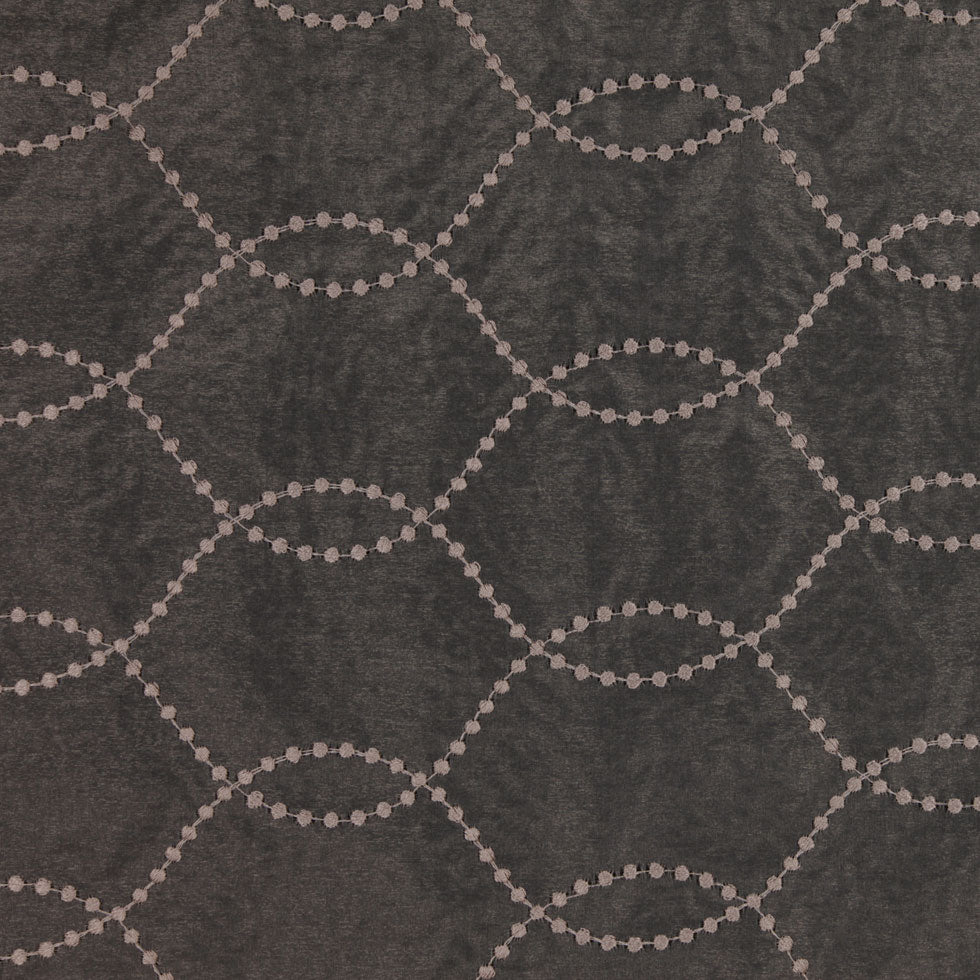 Pewter Polka Dots Sheer - Joann Fabrics