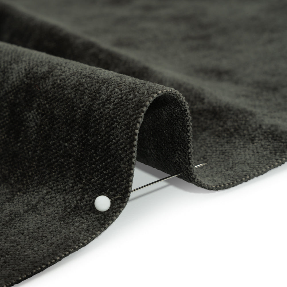 Upholstery Chenille with Latex Backing - Gunmetal - Tonnet Collection - Joann Fabrics