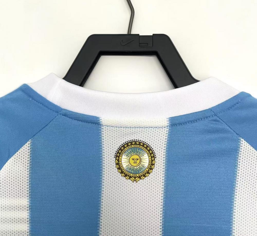 2010 Retro Argentina National Team Home Jersey 1:1 Thai Quality