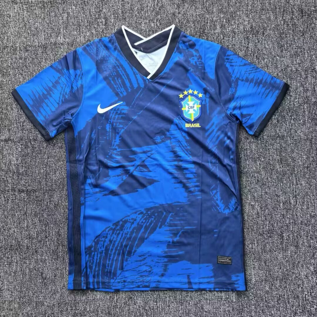 2025/2026 Brazil Special Edition Blue Football Jersey 1:1 Thai Quality