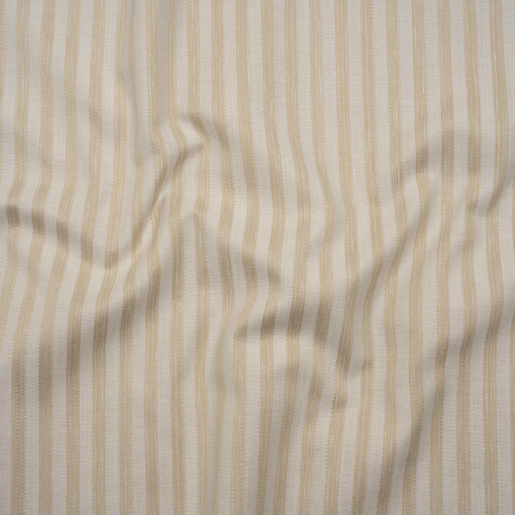 Cotton Blend Home Decor Jacquard - Natural Stripes - British Imported - Joann Fabrics