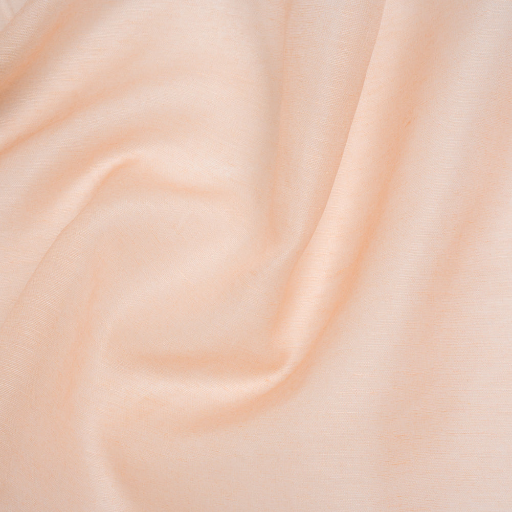 Silk and Linen Scrim - Peachy Pink - Famous Australian Designer Deadstock - Joann Fabrics