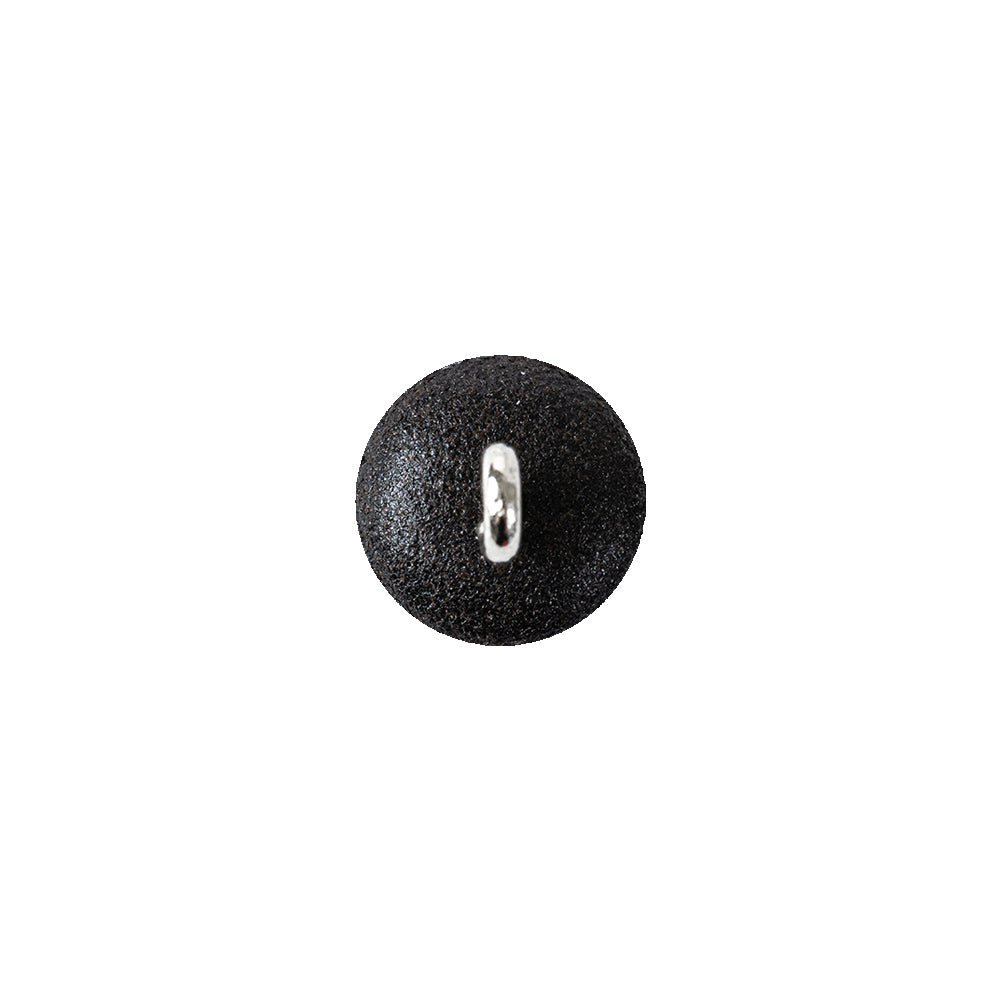 Italian Fiery Orange and Black Speckled Iridescent Shank Back Button - 17L/10.5mm - Joann Fabrics