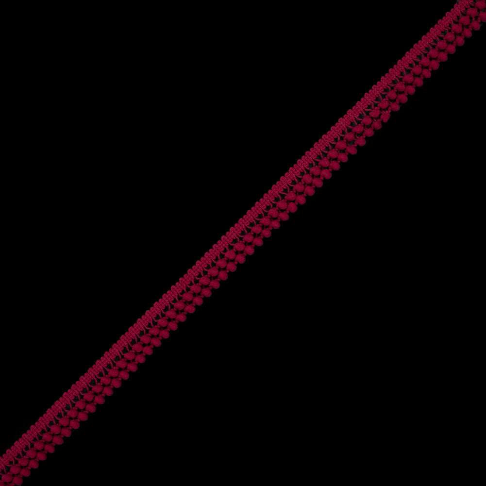 European Apple Red Two Row Mini Pom Pom Trim - Joann Fabrics
