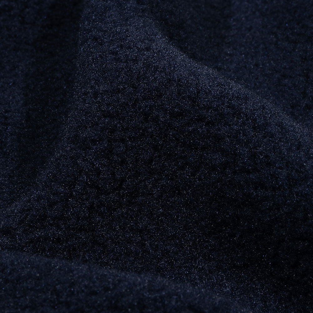 Balenciaga Italian Navy Single Face Polyester and Acrylic Plush Sweatshirt Fleece - Joann Fabrics
