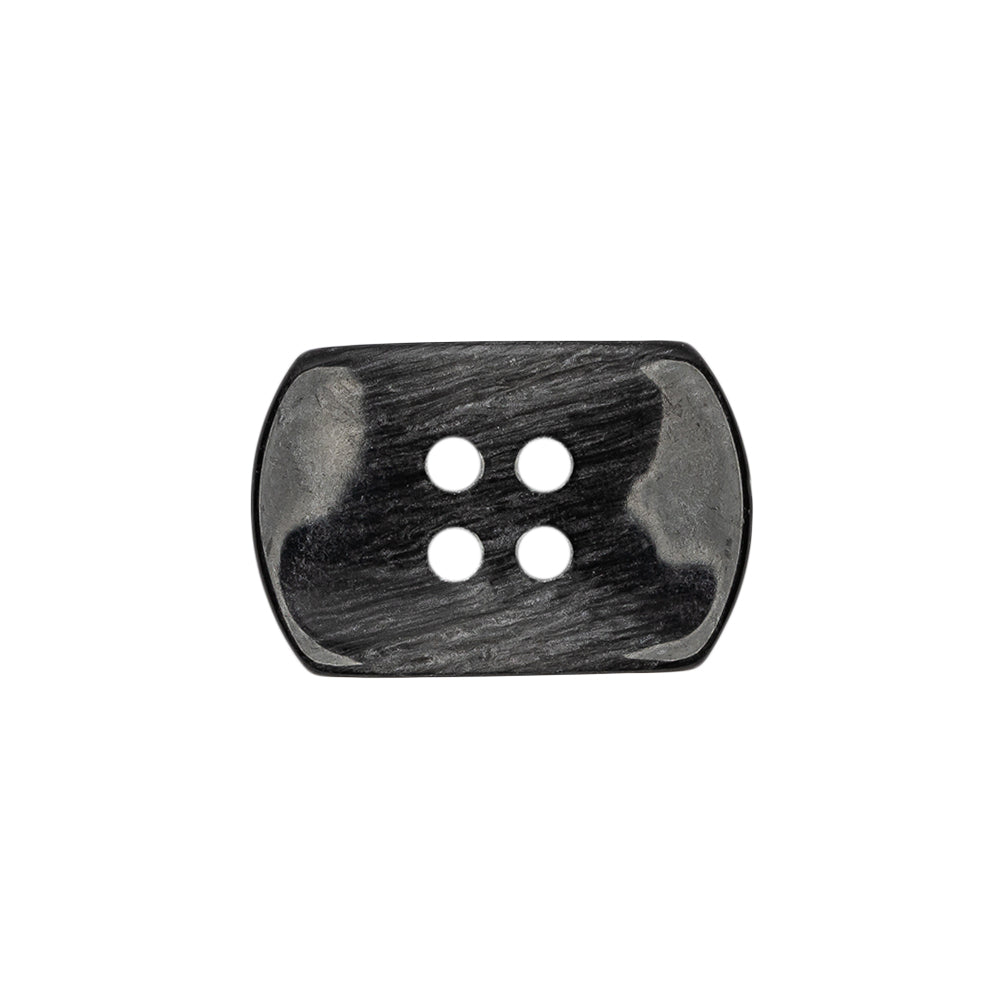 Italian Smoky Iridescent Rectangular 4-Hole Plastic Button - 36L/23mm - Joann Fabrics