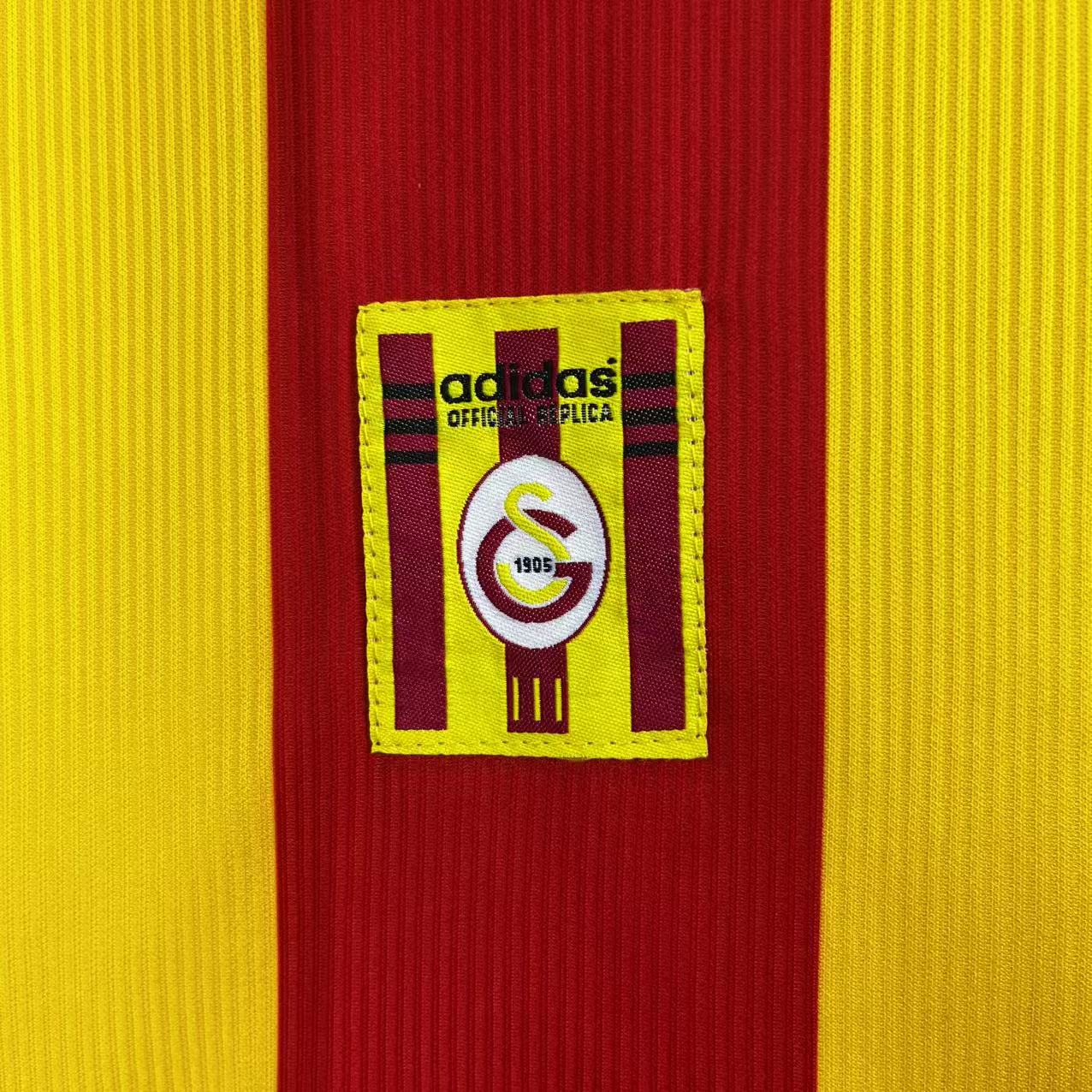 1999/2000 Retro Long Sleeve Galatasaray Home Football Shirt 1:1 Thai Quality
