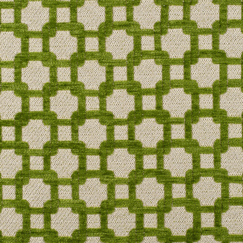 Apple Green/Metallic Cream Net Chenille with Metallic Base - Joann Fabrics