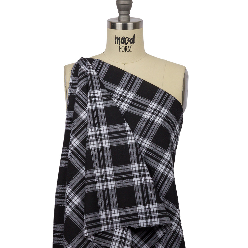 Black and White Plaid Cotton Flannel - Joann Fabrics