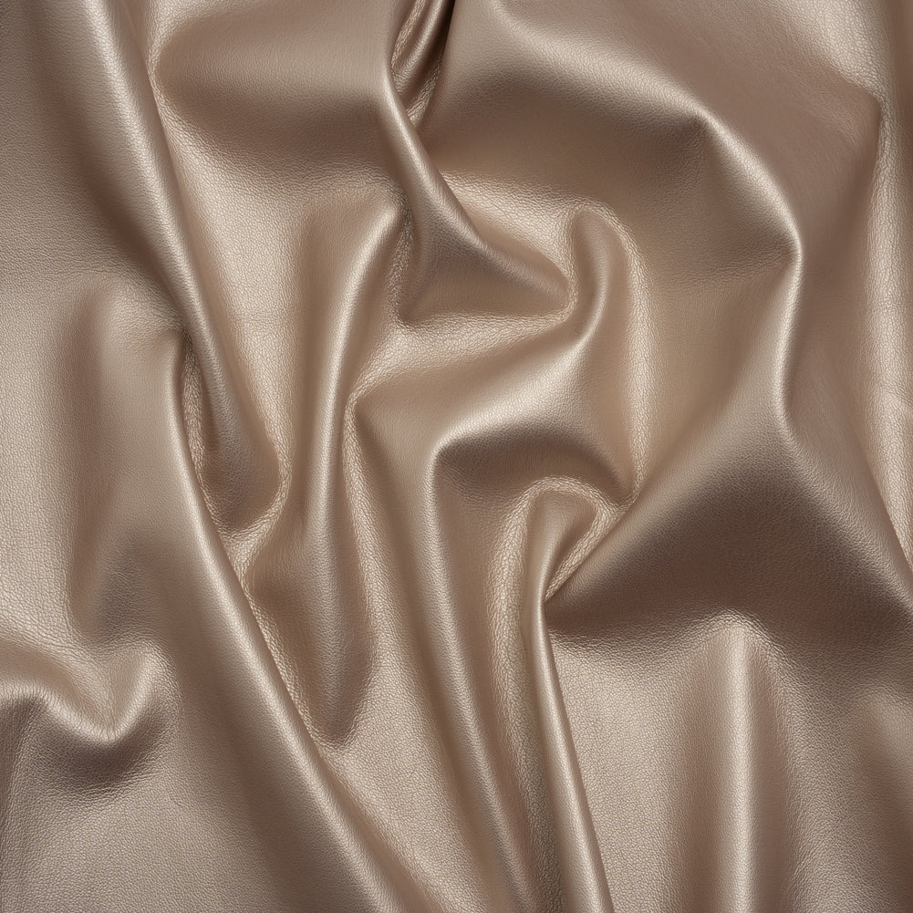 Stretch Faux Leather with Suede-Like Brushed Backing - Metallic Pale Rose Gold - Jodi Collection - Joann Fabrics