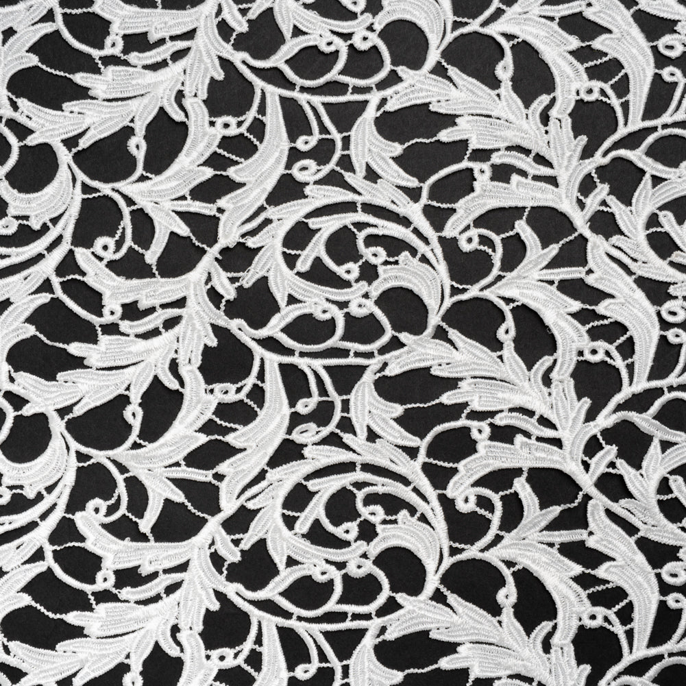 Guipure Lace - Off White Swirling Leafy Vines - Joann Fabrics