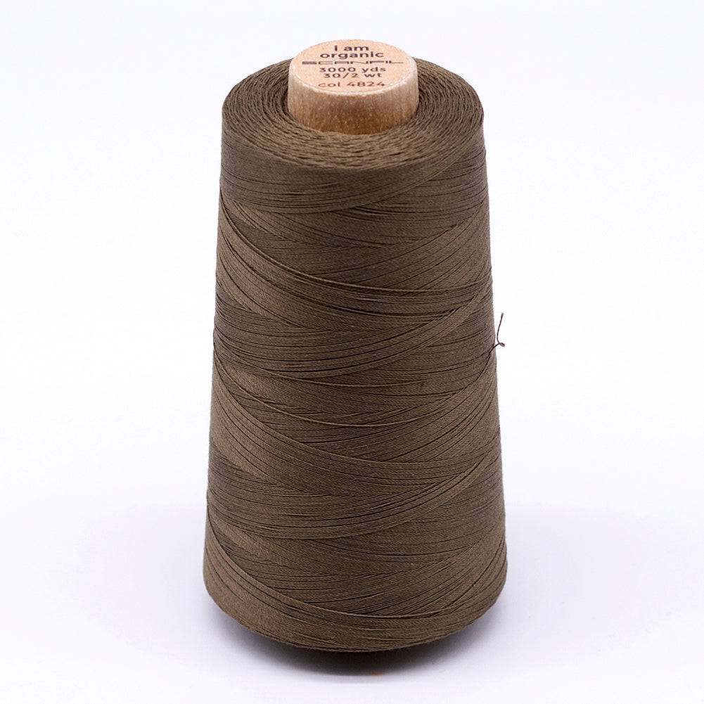 SCANFIL® 30wt Organic Pima Cotton Thread 3000 yd Cone - 4824 Lead Gray - Joann Fabrics