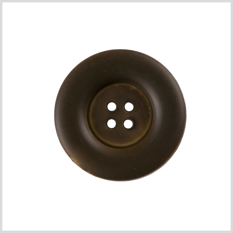 Plastic 4-Hole Button - 44L/28mm - Dark Brown Chunky Tire Rim - Joann Fabrics