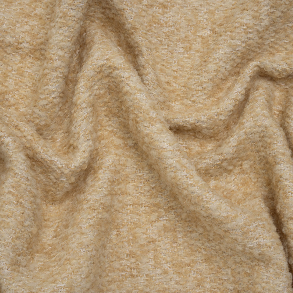 Wool Blend Boucle Tweed - Beige and Tan - Joann Fabrics