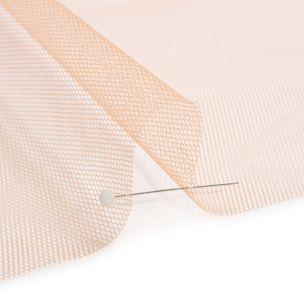Famous Australian Designer Apricot Nectar Stiff Polyester Tulle - Joann Fabrics