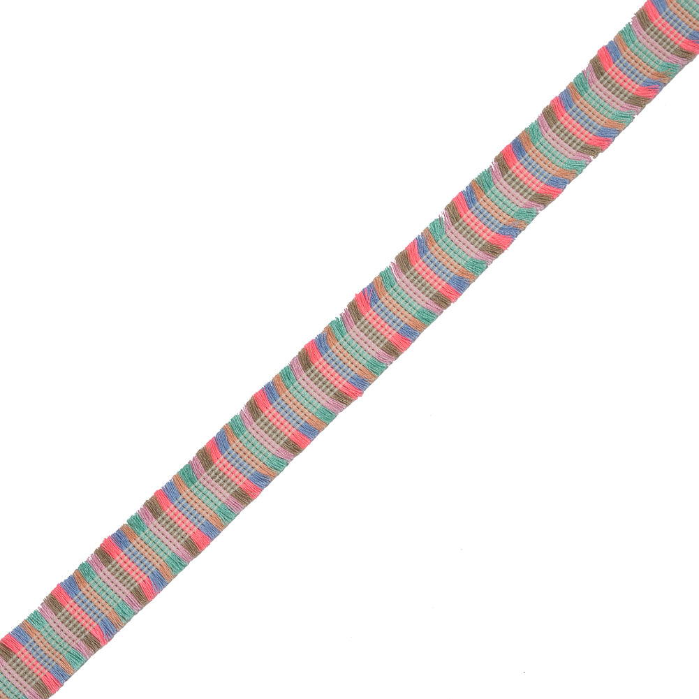 Italian Multi-Color Brush Fringe - 1