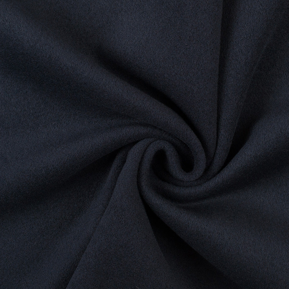 Wool and Cashmere Coating Made in Italy - Navy - Alberini Collection - Joann Fabrics