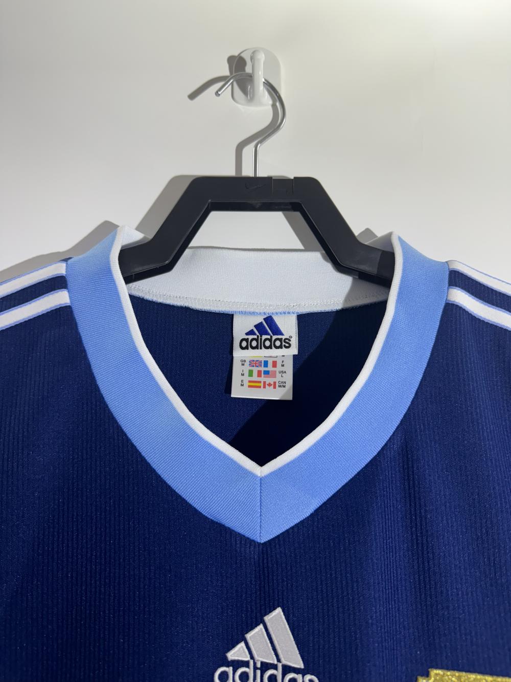 1998 Retro Argentina National Team Away Jersey 1:1 Thai Quality