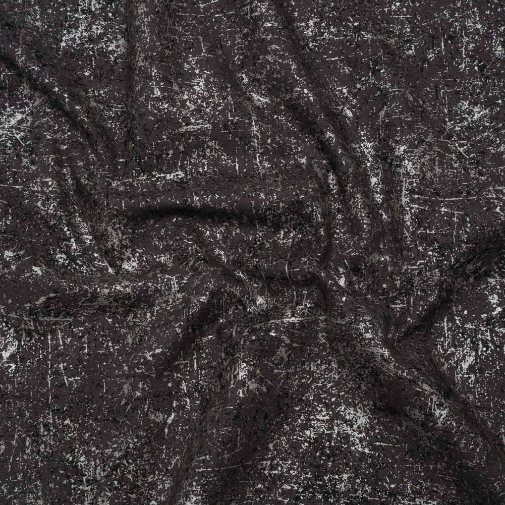 Pearl Finish Quilting Cotton by Patrick Lose for Northcott - Charcoal Textural Abstract - Glisten Collection - Joann Fabrics