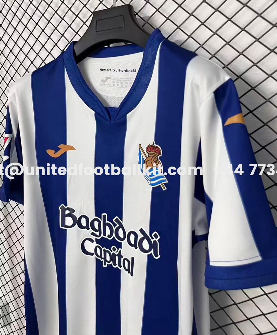 Real Sociedad 26-27 Home Jersey - Fans Version - UnitedFutballJersey