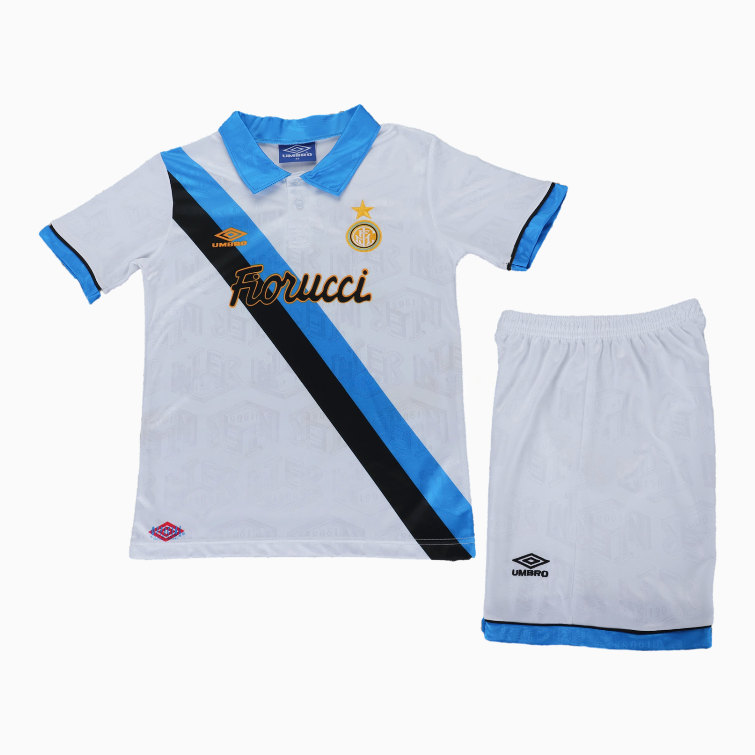 Retro Inter Milan 1994-95 Away Kids Kit - UnitedFutballJersey