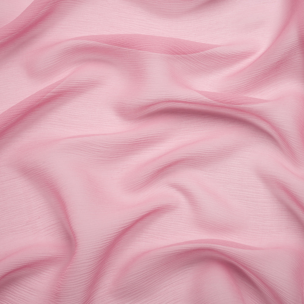 Crinkled Silk Chiffon - Polignac Pink - Premium Collection - Joann Fabrics