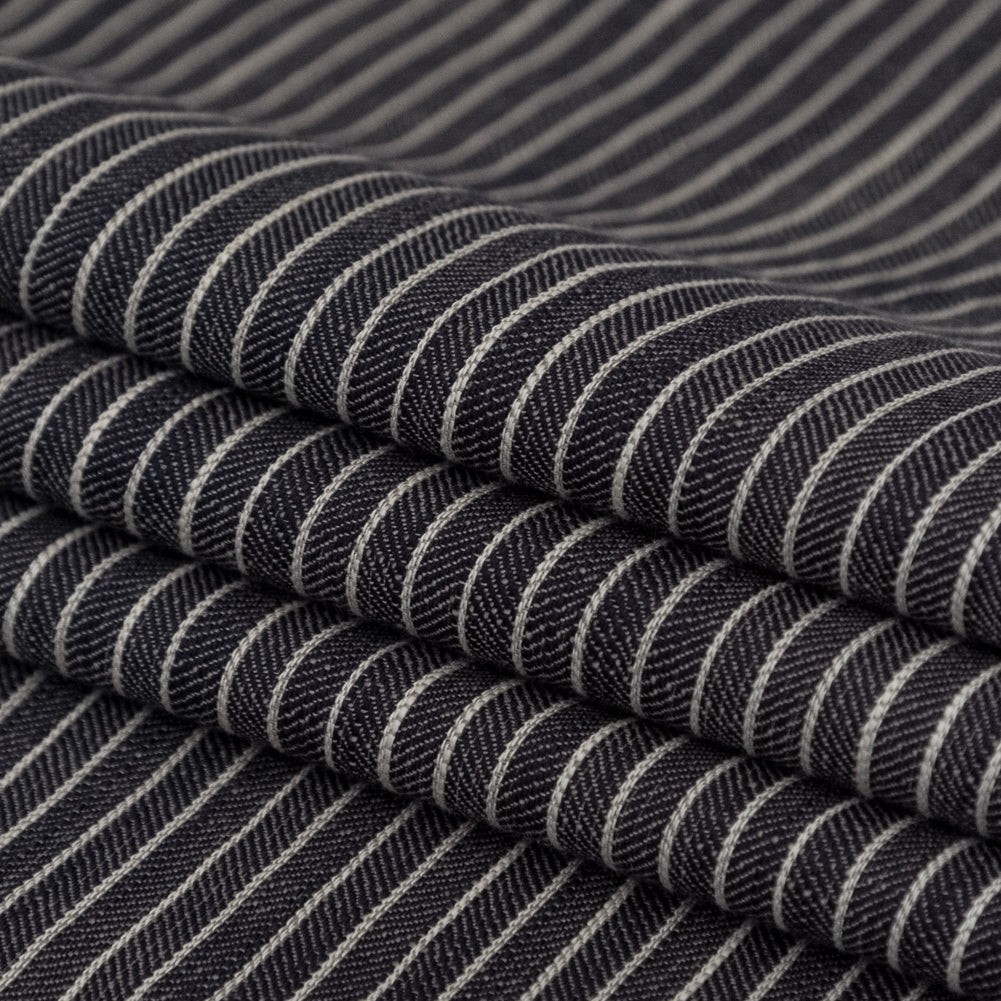 Tornado and Dove Striped Organic Cotton Dobby - Joann Fabrics