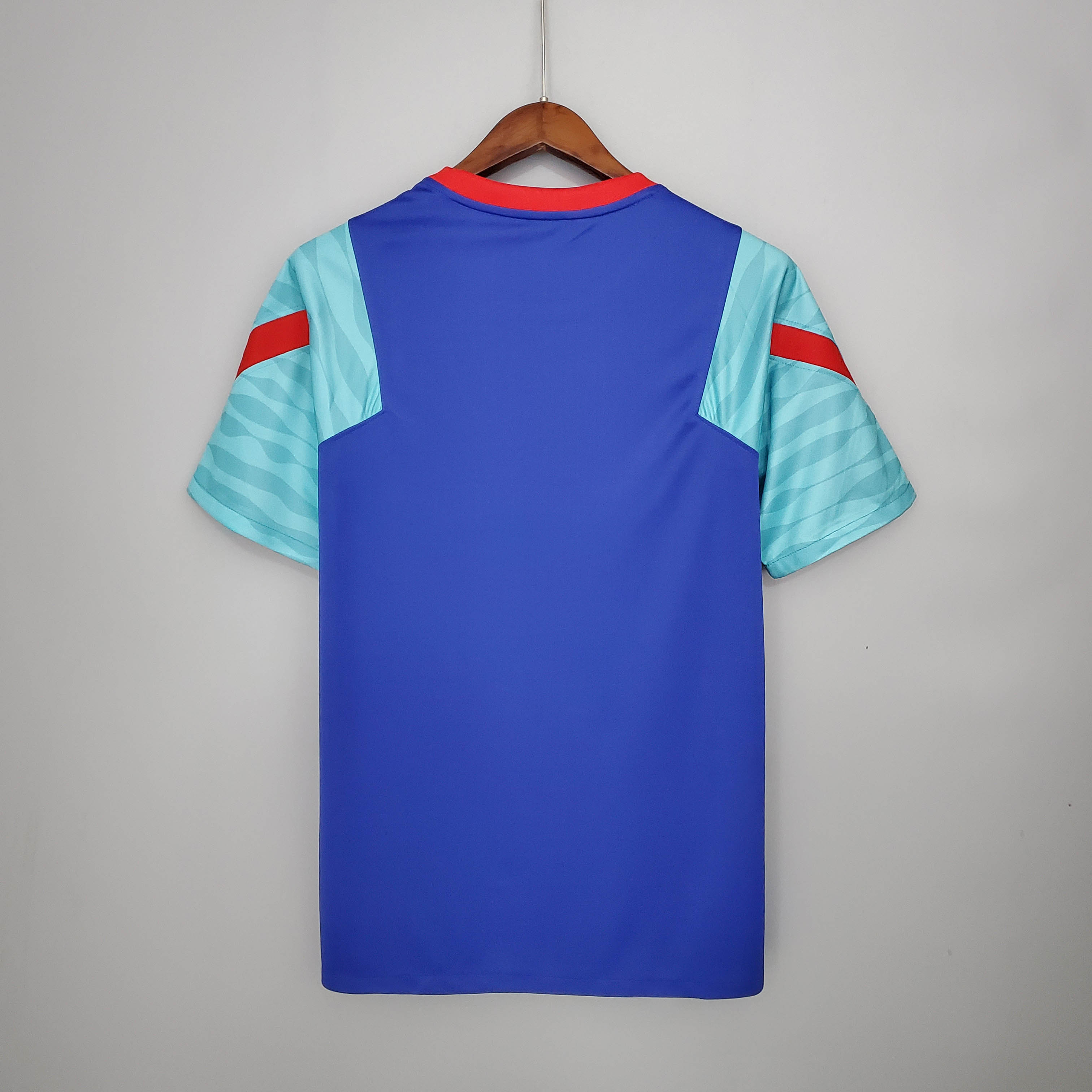 2021/2022 Barcelona Jersey Training Wear Blue And Green