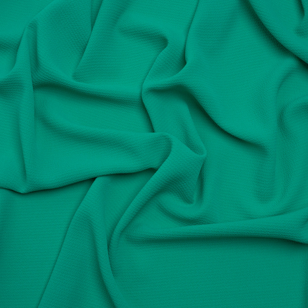 Stretch Polyester Crepe - Dark Mint - Designer Deadstock - Joann Fabrics
