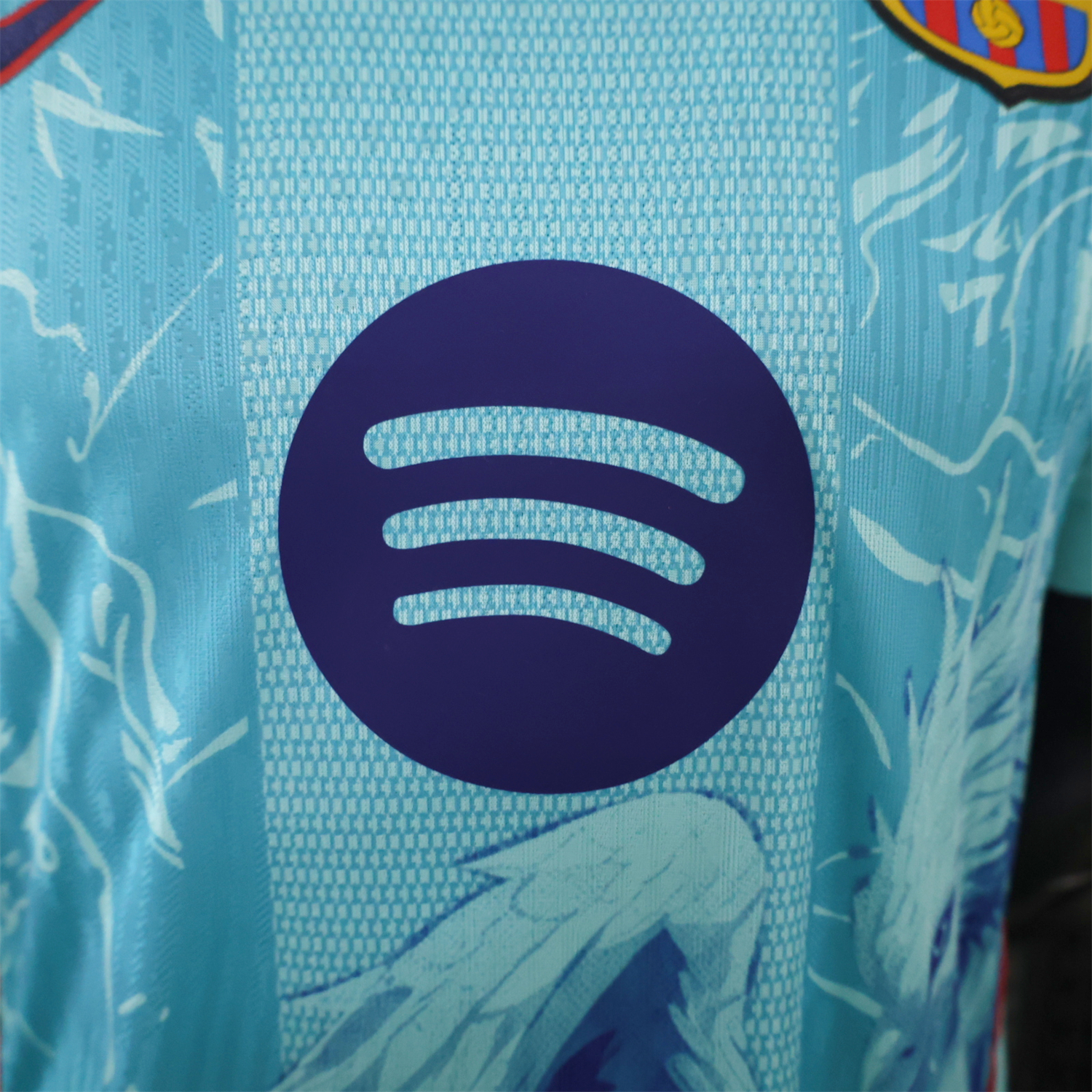Barcelona 26-27 Mint Green Blue Bird Special Jersey - Player Version - UnitedFutballJersey