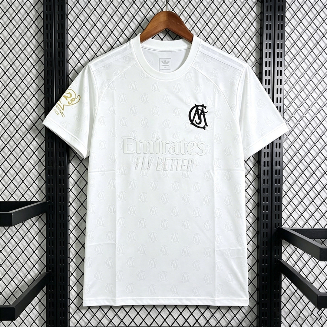 Real Madrid 26-27 125th Anniversary White With Grey Accents Special Edition Jersey - Fans Version - UnitedFutballJersey